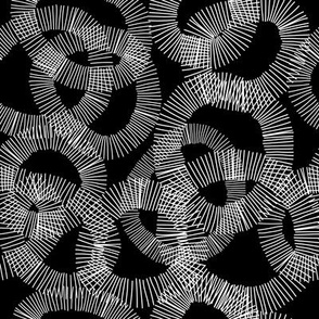 black and white interlocking circles