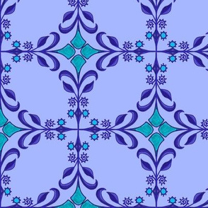 Americana tiled - Blue