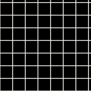 Black and Ivory Square Grid