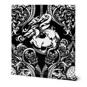 Targaryen Dragon Damask