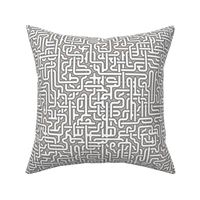 endless maze in grey