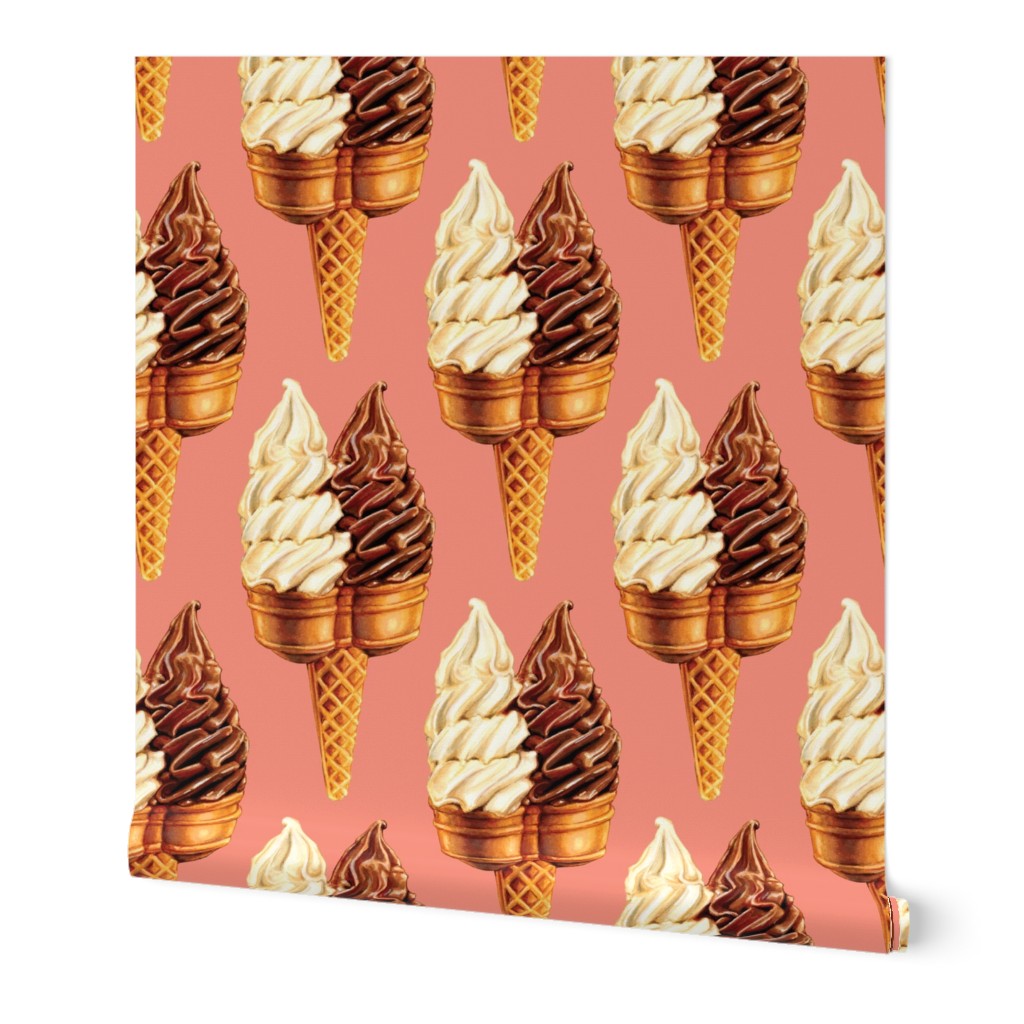 Ice Cream Twin Cone - PINK
