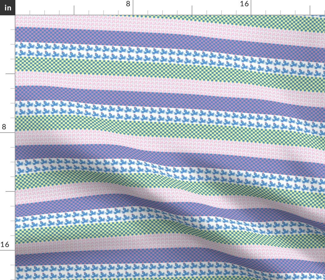 Always Summer Checked Stripes (horizontal)