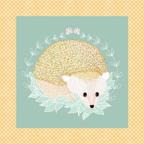 Hedgehog pillow 18 inch 2 pillows