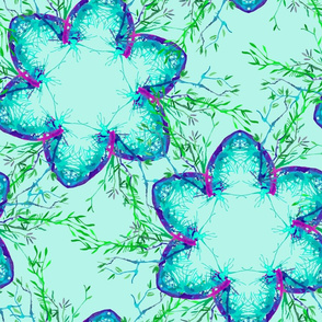 seamless_pattern_element_of_leaves_and_branches_in_mandala_style