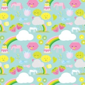 Unicorns with Lemonade and Rainbows