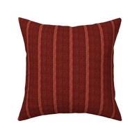 Stoneware - dark cranberry and pink stripe