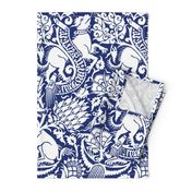 Renaissance Damask in Cobalt