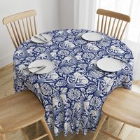 Renaissance Damask in Cobalt