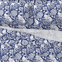 Renaissance Damask in Cobalt