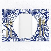 Renaissance Damask in Cobalt