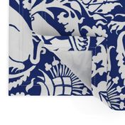 Renaissance Damask in Cobalt