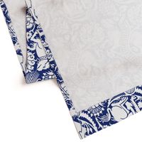 Renaissance Damask in Cobalt