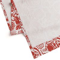 Renaissance Damask in Crimson