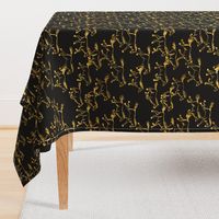 wild wild horses - gold on black