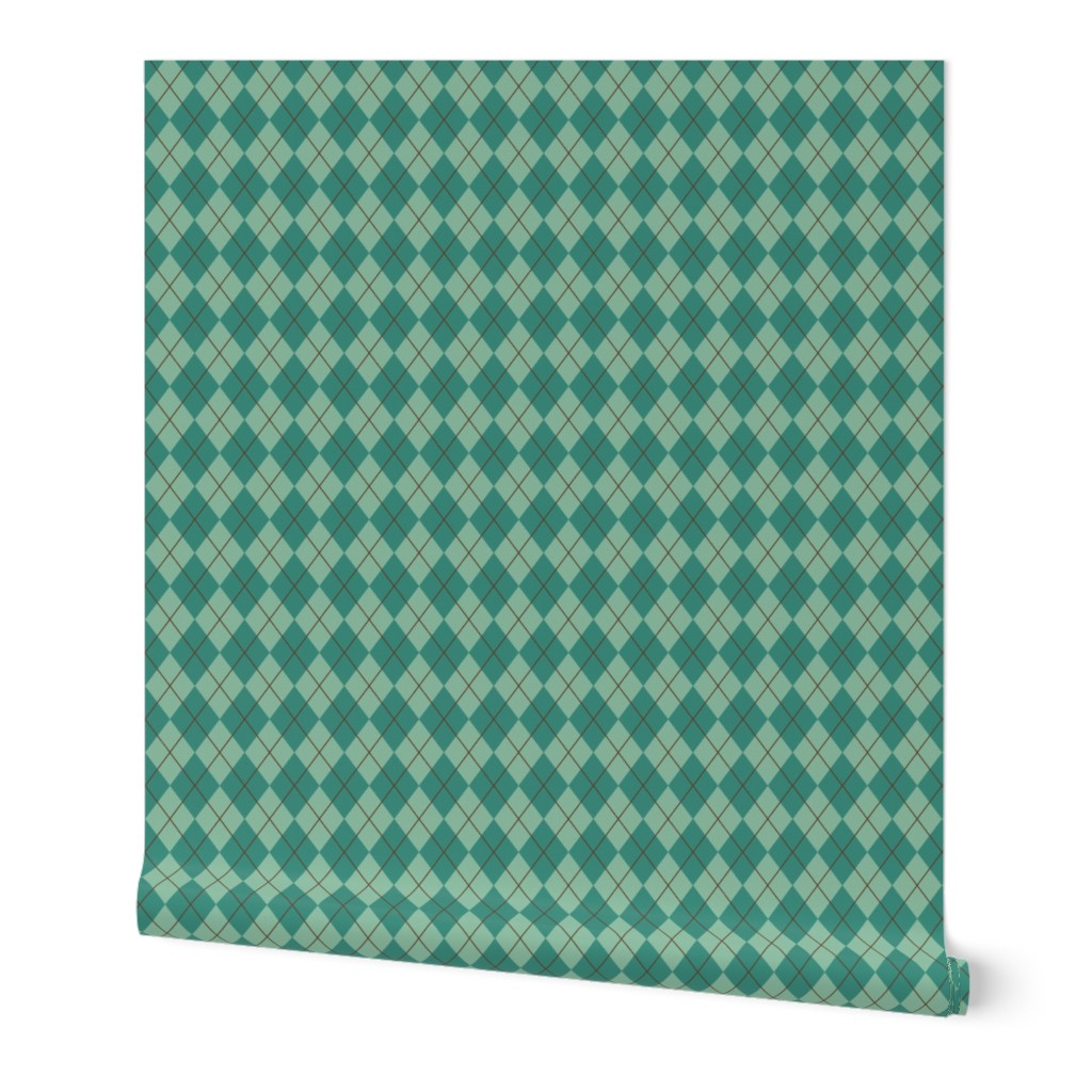 Blue-Green Argyle