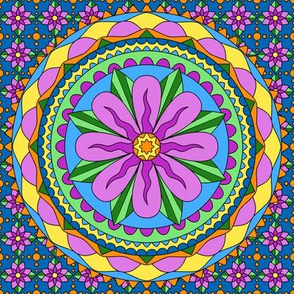 Flower Mandala-pink