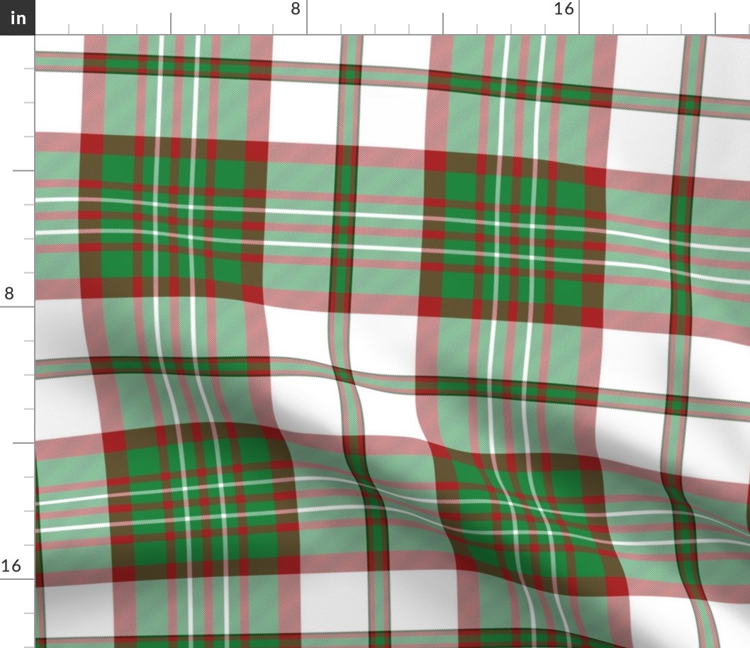 Scott clan dress tartan, 9" modern colors