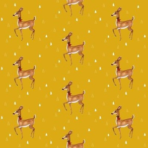Christmas Deer Golden