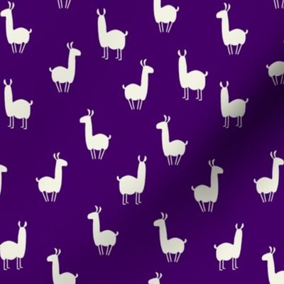 Llamas small purple