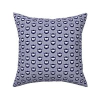 Hedgehog polka dot small - dusky lavender