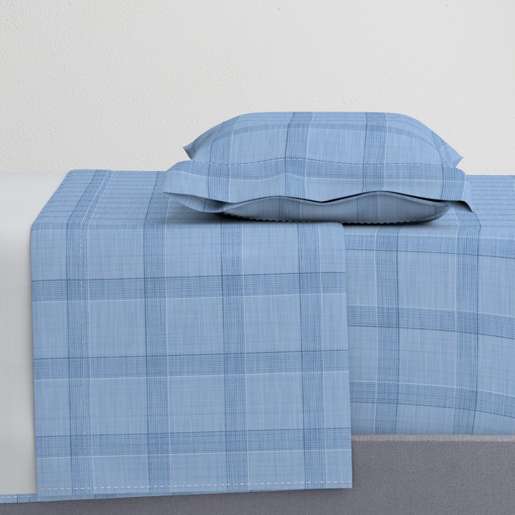 Glen Plaid Relaxed ~ Blue 