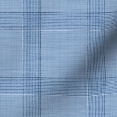 Glen Plaid Relaxed ~ Blue 