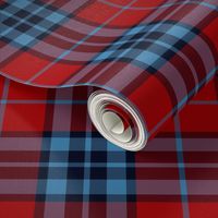 Thomson / Thompson / MacTavish tartan - red