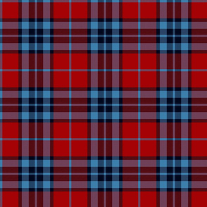 Thomson / Thompson / MacTavish tartan - red