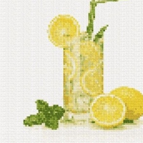 'Lemonade Cross Stitch'