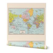 World Map - Vintage