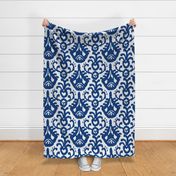 Navy Ikat Reverse 