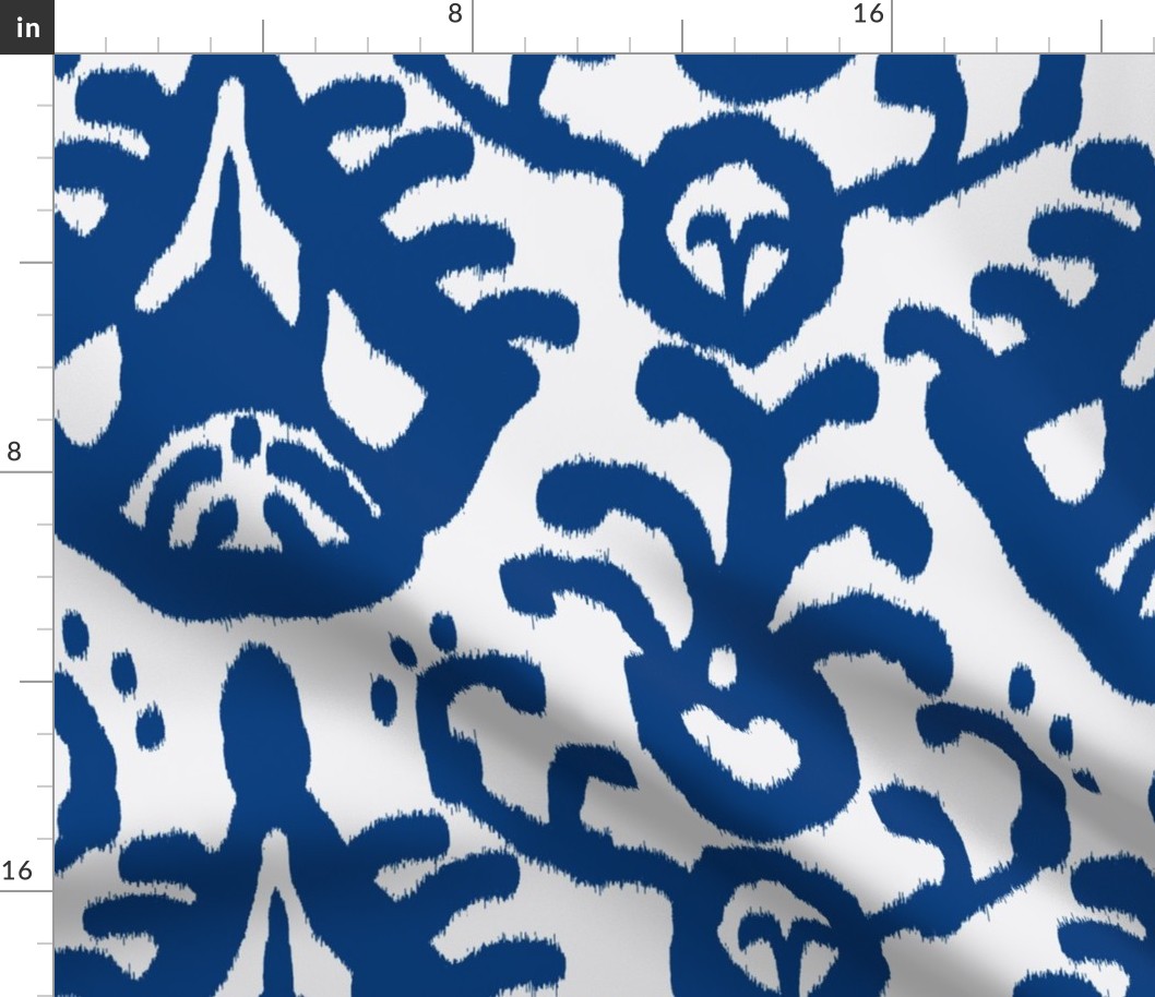 Navy Ikat Reverse 