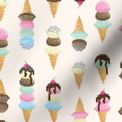 Pixel Ice Cream - Vanilla