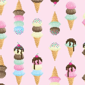 Pixel Ice Cream - Strawberry