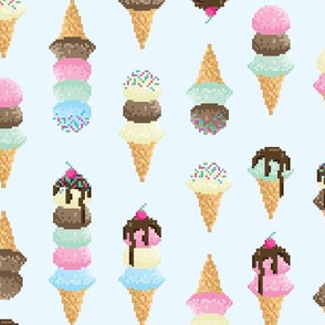 Pixel Ice Cream - Blue Raspberry