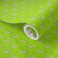Paper Crane - Green