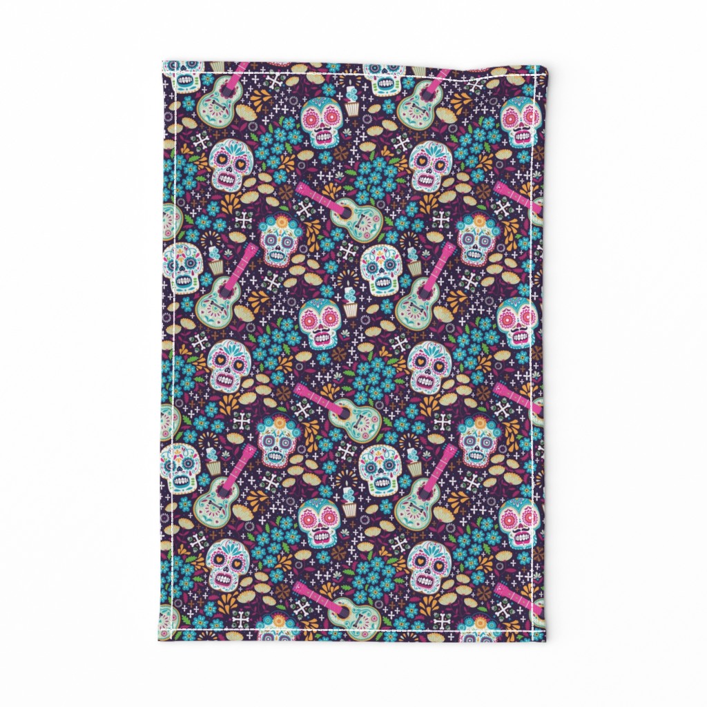 small scale las calaveras print