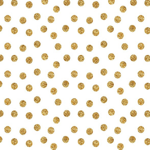 Scatter Glitter Dots in Gold