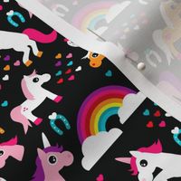 Unicorn rainbow dream adorable horse illustration for girls Small