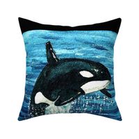 Orca Watercolor