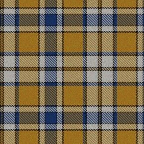 Blue and Gold Plaid