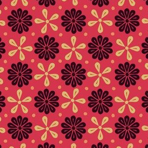 Peoria Re - Flowers (Red)