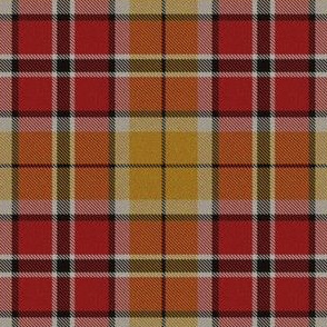 Pinkish Red Yellow Black Plaid 3