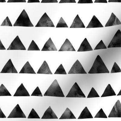 Triangles black ink