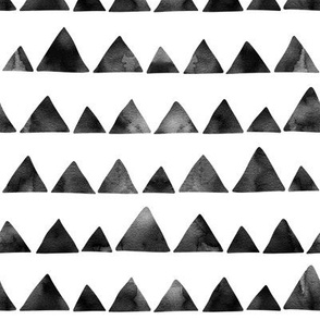 Triangles black ink