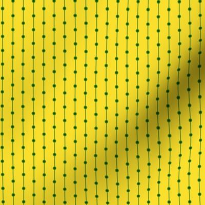 stripes with dots yellow green