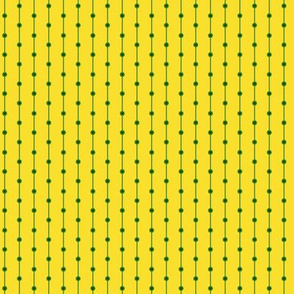 stripes with dots yellow green