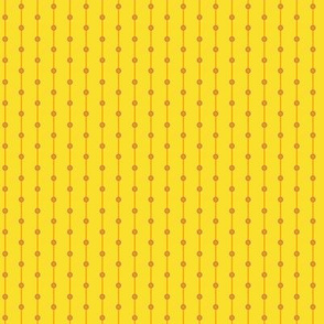 stripes with dots yellow-orange