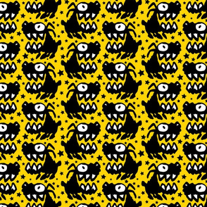 Barking Mad Yellow by Cheerful Madness!!